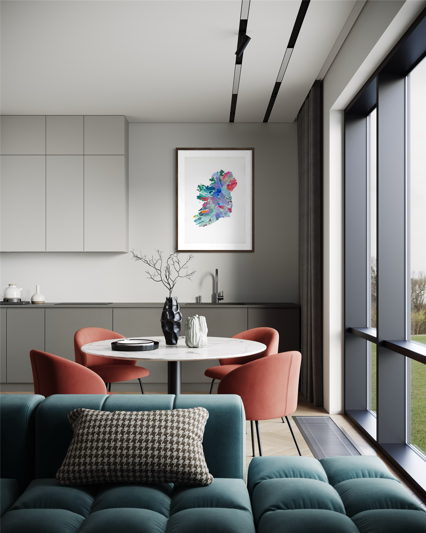 Emerald Eire in room